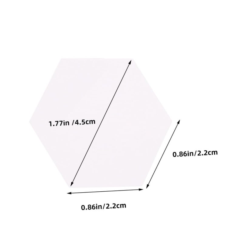100pcs Quilting Paper Molds 1 60X1 60X0 10CM Sewing Templates Paper Piercing Tools For Crafts Projects - Image 3
