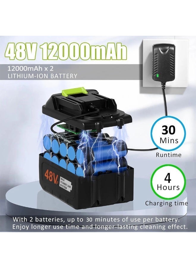 MDHL Cordless Pressure Washer Gun- with 2 Batteries, 300W Handheld Portable High Power Washer with 6-in-1 Nozzle, Hand Held Pressure Washer, Electric Power Cleaner for Car, Garden, Home - Image 5