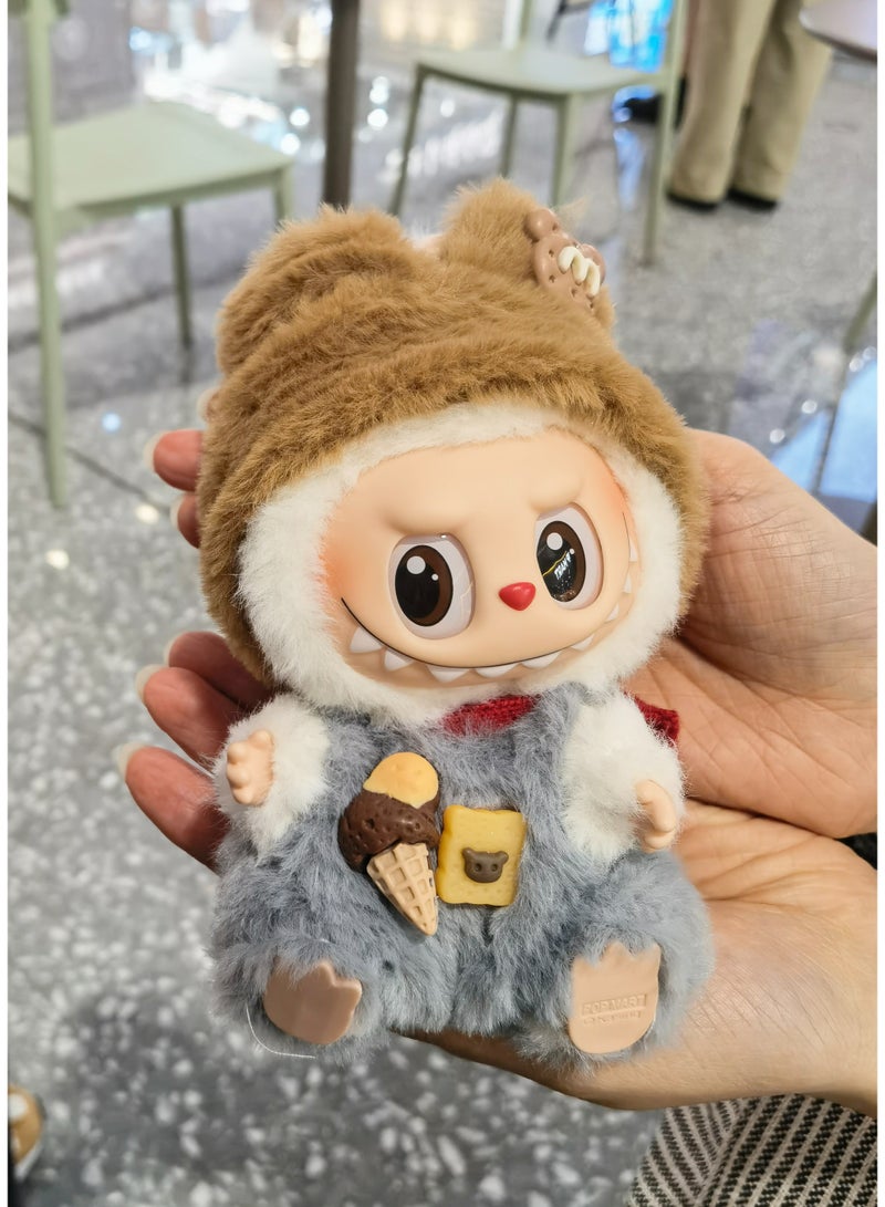 linkship Labubu Doll Clothes, Interchangeable Outfit Set for 17cm Hanging Plush, Stylish & Durable Apparel for 1st/2nd/3rd Gen Collection - Image 2