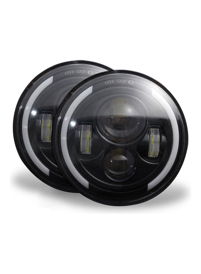 Generic 2 pcs 7 Inch 200W 4300K 6000K LED Headlight for Jeep Wrangler CJ JK TJ LJ  - Image 3