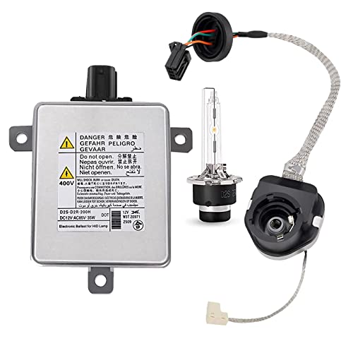 Yikesai وحدة بالاست إضاءة زينون HID W3T19371 مع مشعل واستبدال لمبة D2S لأكورا TL TSX ILX ZDX RDX هوندا أوديسي مازدا 3 5 CX-9 ميتسوبيشي أوتلاندر لانسر - بديل W3T15671 W3T16271 - Image 1