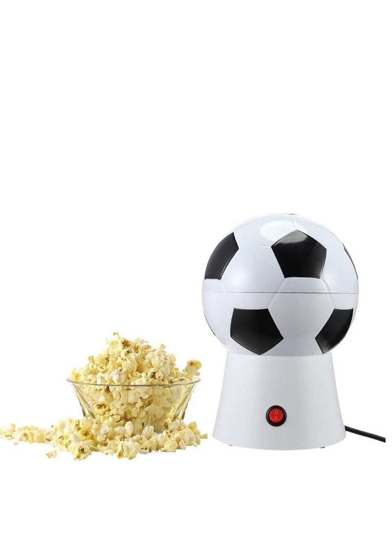 JAJEEK Hot Air Popcorn Football Maker with Removable Lid, Electric Popper, Quick Hot Air Jump, 14 Cups Capacity – Perfect for Home Kitchen, Family Movie Nights & Snacks  - Image 1