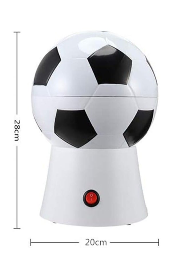 JAJEEK Hot Air Popcorn Football Maker with Removable Lid, Electric Popper, Quick Hot Air Jump, 14 Cups Capacity – Perfect for Home Kitchen, Family Movie Nights & Snacks  - Image 2