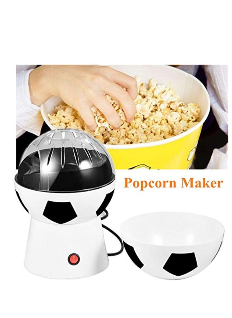 JAJEEK Hot Air Popcorn Football Maker with Removable Lid, Electric Popper, Quick Hot Air Jump, 14 Cups Capacity – Perfect for Home Kitchen, Family Movie Nights & Snacks  - Image 3