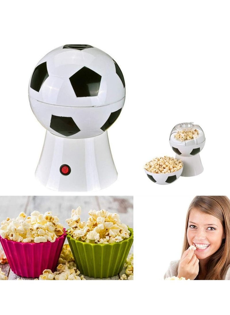 JAJEEK Hot Air Popcorn Football Maker with Removable Lid, Electric Popper, Quick Hot Air Jump, 14 Cups Capacity – Perfect for Home Kitchen, Family Movie Nights & Snacks  - Image 5