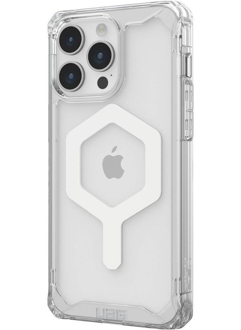 Urban Armor Gear - UAG Plyo MagSafe for iPhone 15 Pro Max Case Cover [16 Feet Drop Tested] - Ice / White - Image 1