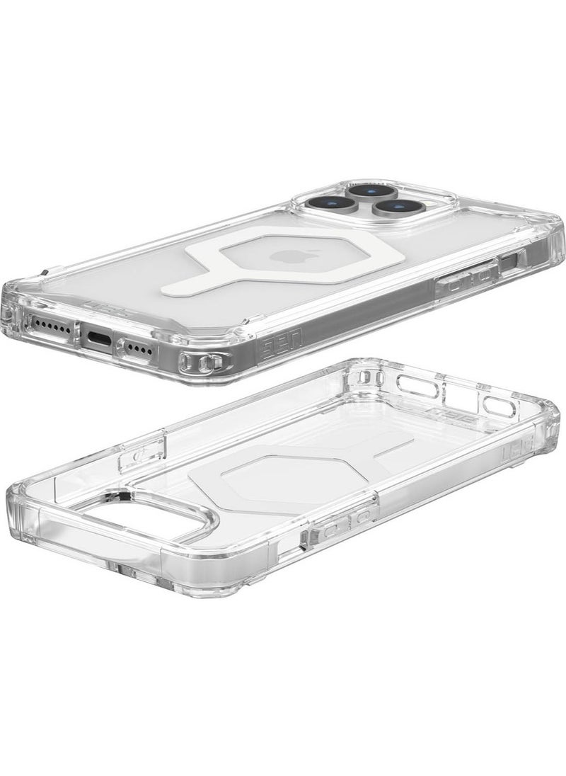 Urban Armor Gear - UAG Plyo MagSafe for iPhone 15 Pro Max Case Cover [16 Feet Drop Tested] - Ice / White - Image 1