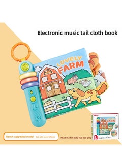 Generic Baby Toy 0-1 Year Old Toy Baby Baby Cloth Book Stereoscopic Cloth Book Story Music Cloth Book Book Page With Electronic-Color:6069  - Image 1