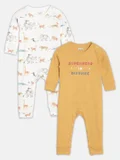 Broon Mustard and Off White