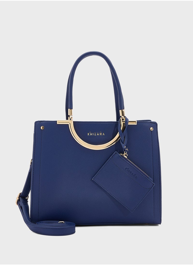 Khizana Mild Grain Satchel With Pouch  - Image 1