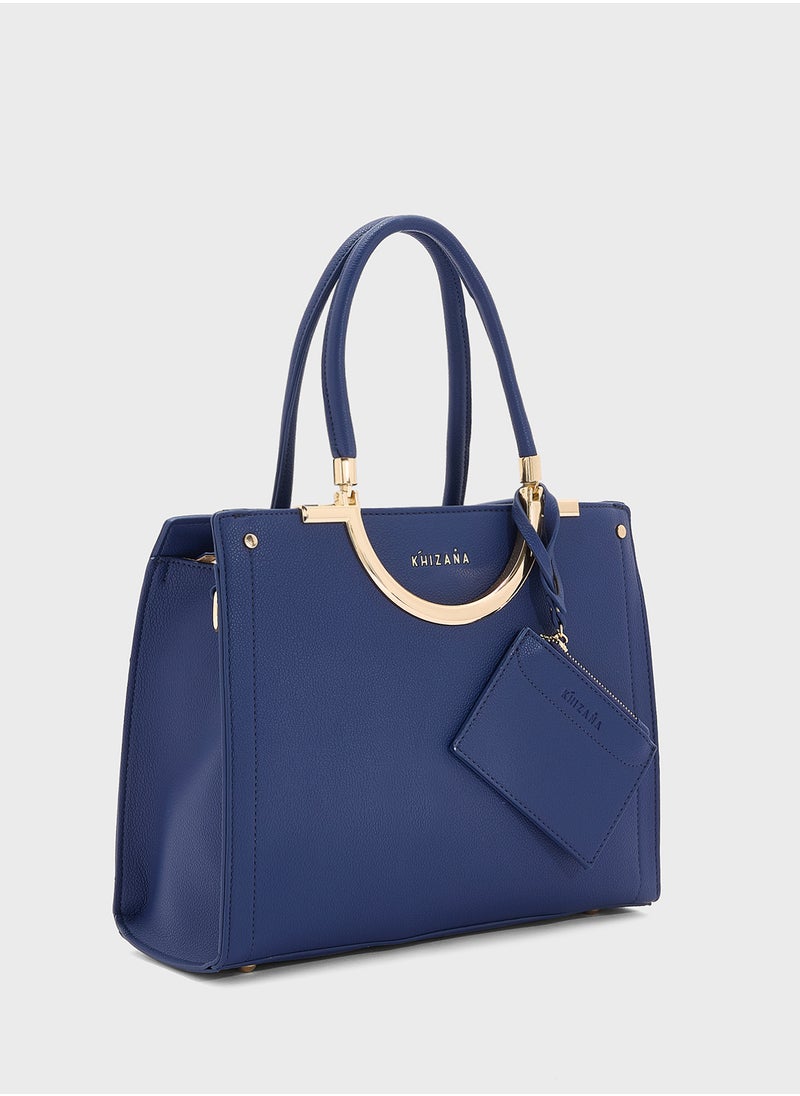 Khizana Mild Grain Satchel With Pouch  - Image 3