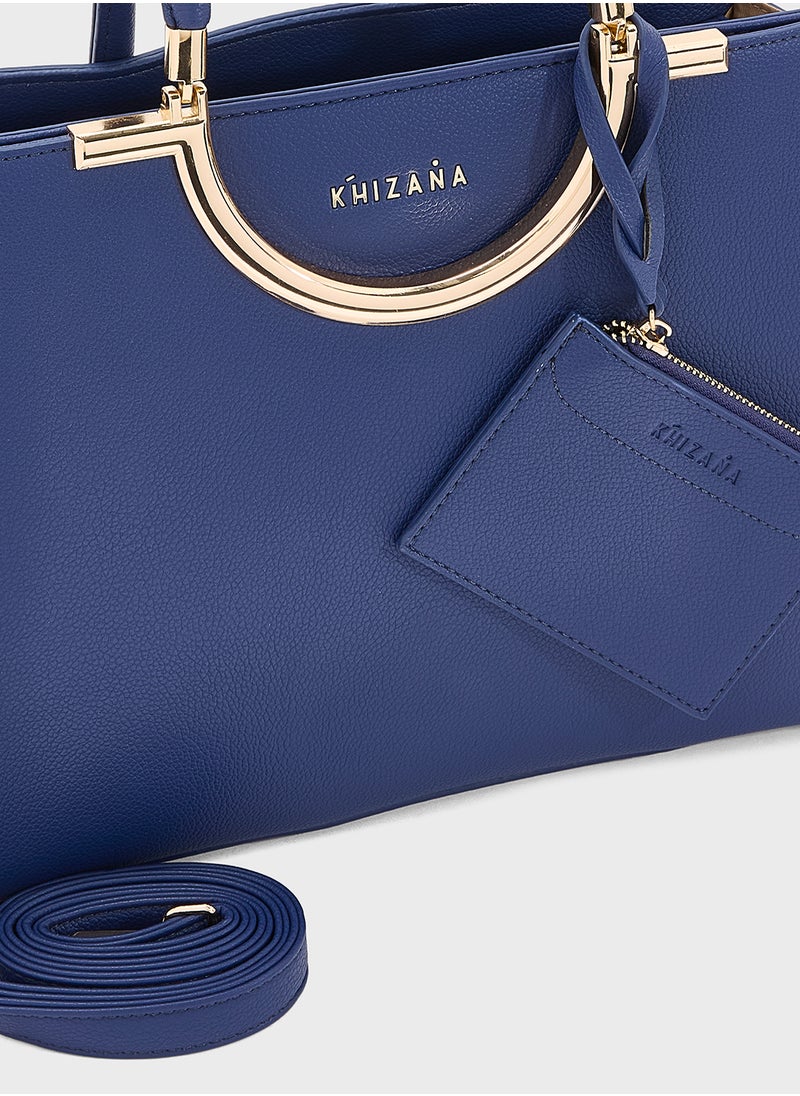 Khizana Mild Grain Satchel With Pouch  - Image 4