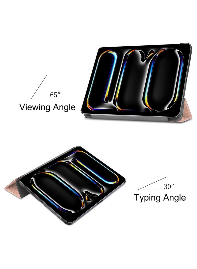 general Case Compatible with iPad Pro 13 2024, Lightweight Trifold Smart Tablet Leather Case Multi-Angle Stand Cover for iPad Pro (13-inch, 7th Gen) with Auto Wake/Sleep - Image 3