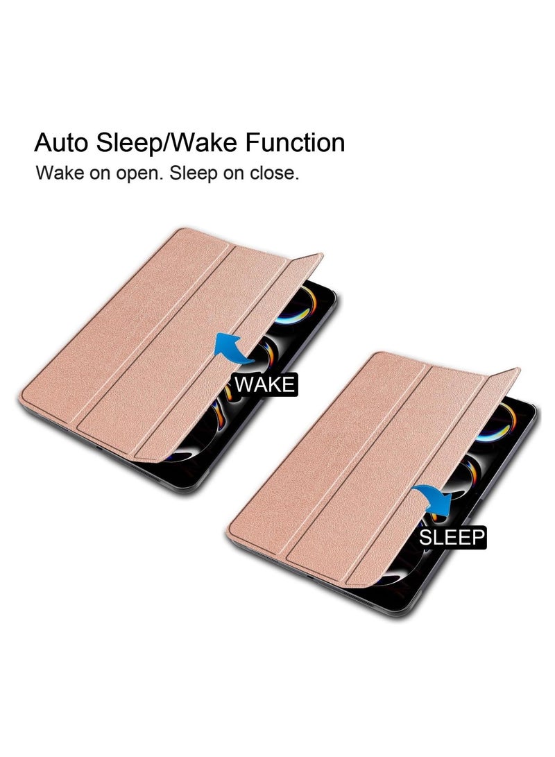 general Case Compatible with iPad Pro 13 2024, Lightweight Trifold Smart Tablet Leather Case Multi-Angle Stand Cover for iPad Pro (13-inch, 7th Gen) with Auto Wake/Sleep - Image 2