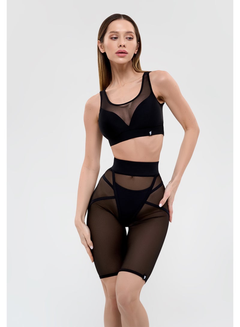 Bona Fide Premium Quality High Waist Biker Shorts for Women with Push Up - Womens Shorts for Gym, Workout - Image 3