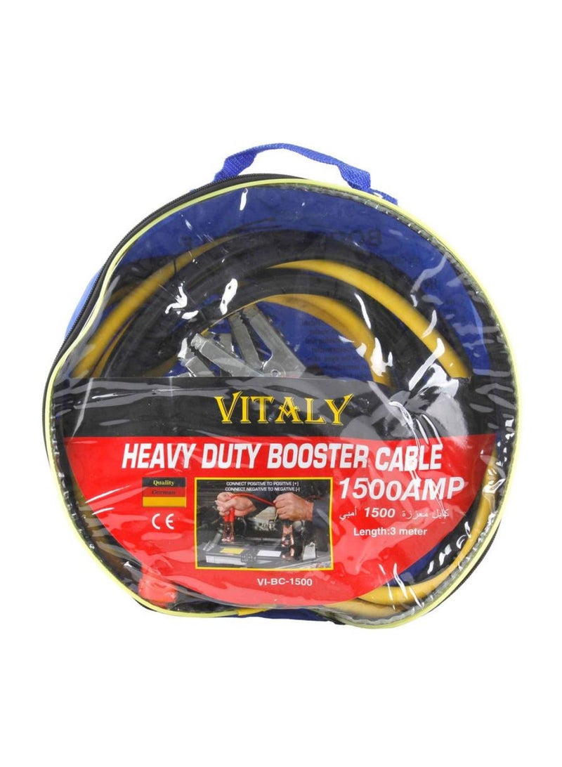 VITALY Heavy Duty Automotive Booster Cable W Carry Bag 1500 Amps 