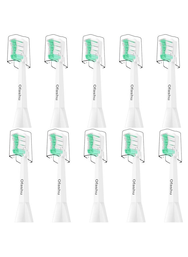 Ofashu Electric Toothbrush Replacement Heads for Philips Sonicare ProtectiveClean DiamondClean HX9023, 10 Pack - Image 1