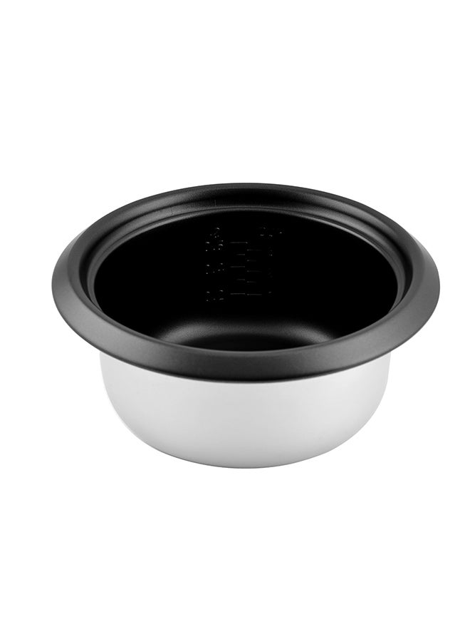 GEEPAS Deluxe Ricer Cooker- Non-Stick Inner Pot, Stainless Steel Body | Cook/Steam/Keep Warm Function| Make Rice & Steam Healthy Vegetables | 2 Years Warranty GRC4329 Pink/Silver - Image 3