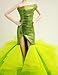 Cora Gu Handmade Cora Gu Classic Shimmery Lime One Shoulder Mermaid Gowns Fit for 12 Fashion Doll and Dolls not Included - Image 4