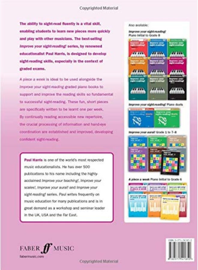 Faber Music Ltd Improve your sight-reading! A piece a week Piano Initial Grade - Image 2