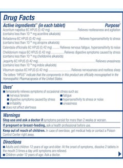 Boiron Stress Relief* Homeopathic Medicine, 60 Meltaway Tablets  - Image 2