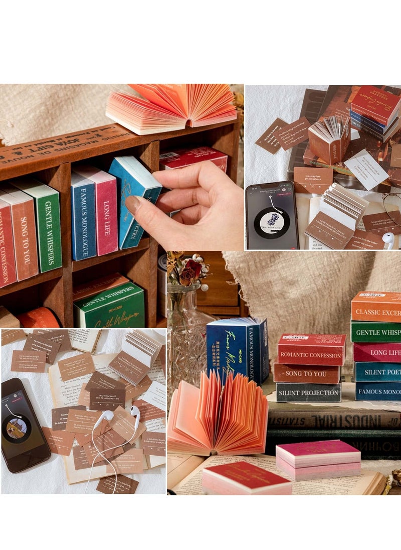 KASTWAVE 800 Pcs Mini Dictionary Scrapbook Decor Craft Paper Vintage Small Dictionary Paper Scrapbook Vintage Scrapbook Supplies Scrapbook Magazine Album Notebook DIY Craft Decor  - Image 3