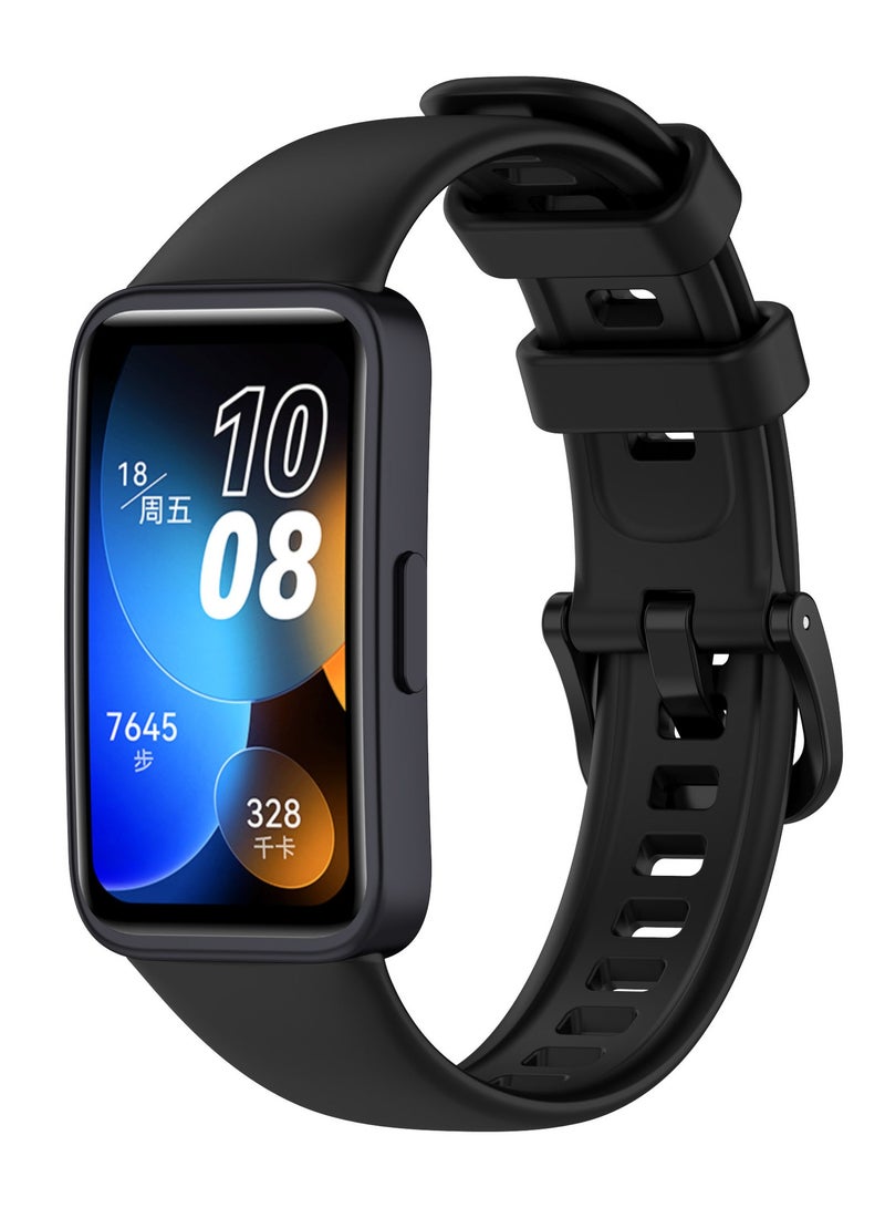 حَبْل تِك أشرطة متوافقة مع هواوي باند 10، باند 9، باند 8، مصنوعة من مادة TPU الناعمة للرجال والنساء - Image 3