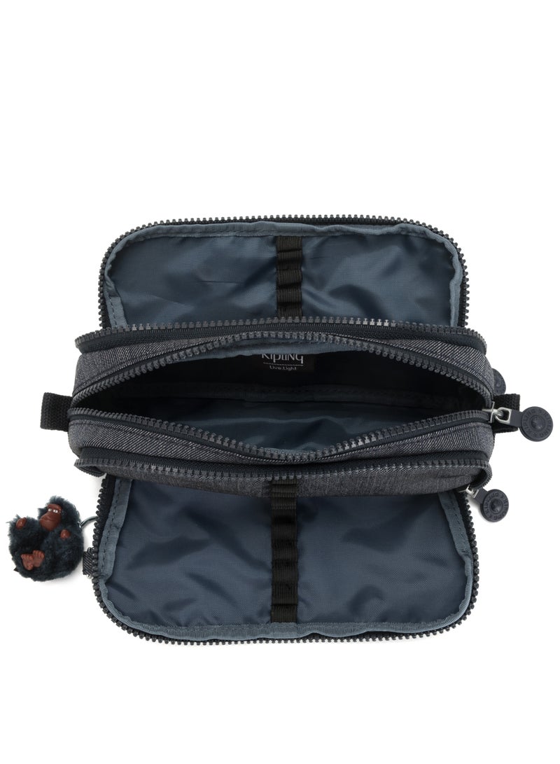 kipling Gitroy Practical pen case with organization Marine Navy - Image 4