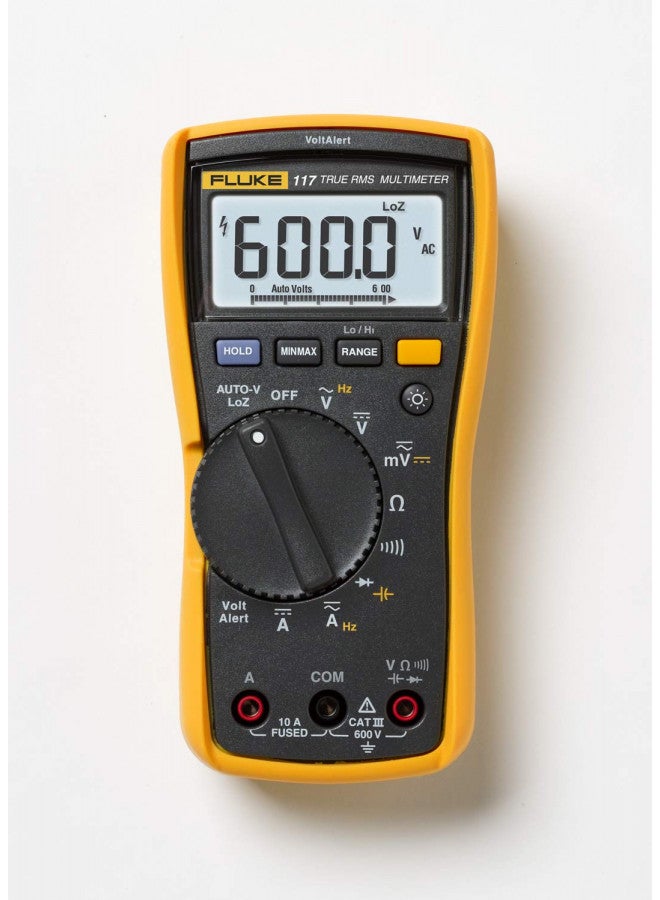 FLUKE Fluke 117/323 Kit Multimeter and Clamp Meter Combo Kit For Residential And Commercial Electricians, AC/DC Voltage, AC Current 400 A, Includes Test Leads, TPAK And Carrying Case - Image 3