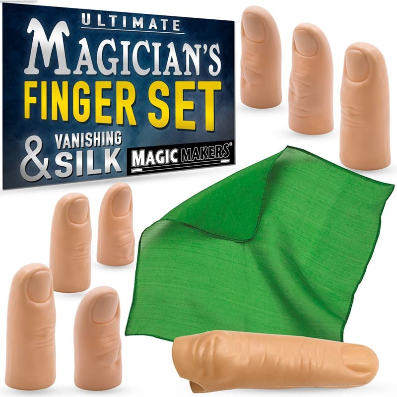 Magic Makers Ultimate Magician's Finger Set - Includes 4 Thumbs & 4 Fingers - Image 1