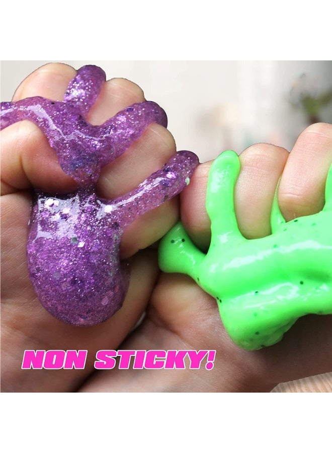 UNICORN Slime Making Kit for Girls Boys - Diy Slime Toys Gifts for Kids Fluffy Cloud Foam Squish Glitter Slime Making Kits with with Unicorn Charms ! Slime Kits for Girls and Boys 6 year+ - Image 5