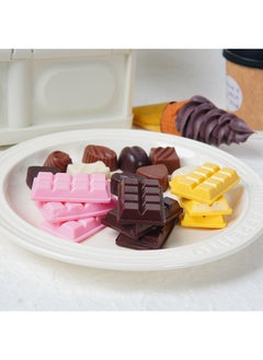 Generic Simulation Food Play Chocolate Food Model Miniature Food Play Valentine's Day Gift Dessert Shop Creative Play House Toys-Color:Light Brown Chocolate-Size:6*3.5cm  - Image 4