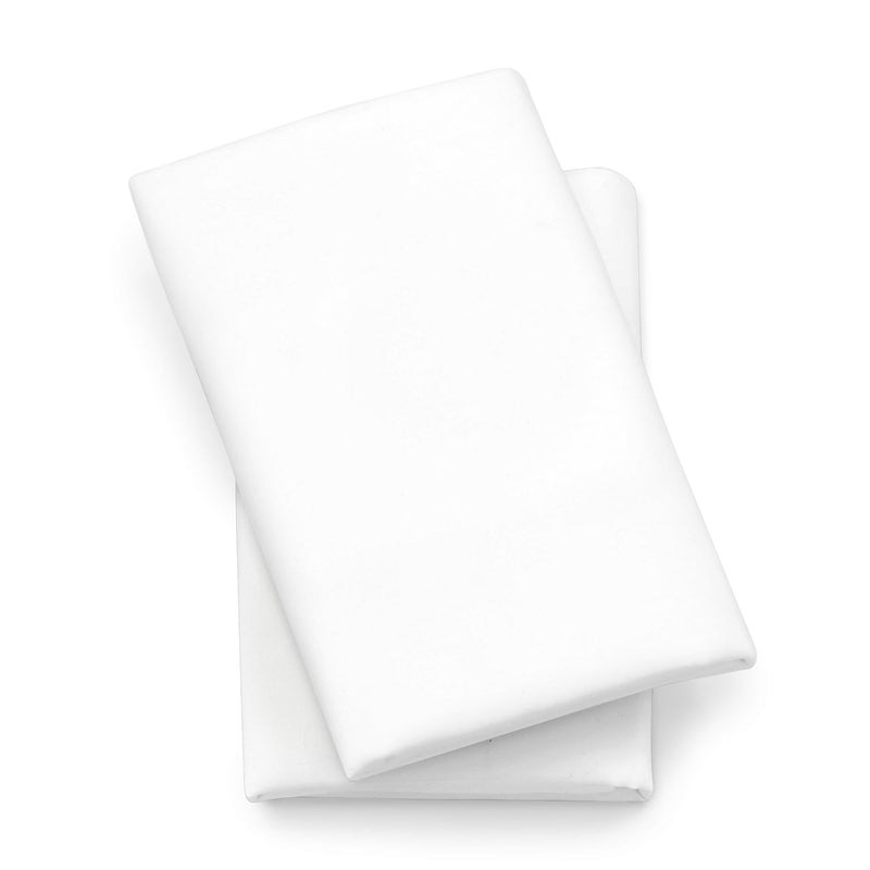 Chicco Lullaby Playard Sheets - White 2-Pack | White - Image 1