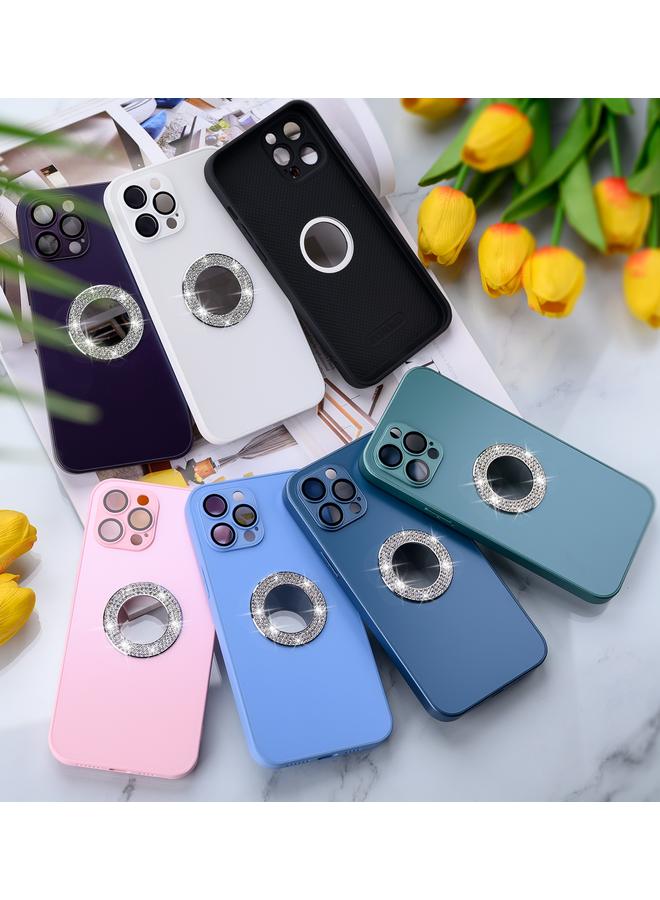 اس-توب جراب لهاتف iPhone 13 مصنوع من الزجاج المصقول الماسي - Image 2