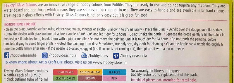 Rainbow DIY - Fiberglass Painting Kit, Girly Butterfly, Medium (7.75x10.5 inch), Design No. 1229 - Image 5