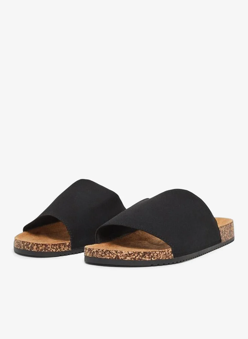 Styli Styli Thick Band Flat Sole Slip In Sandals