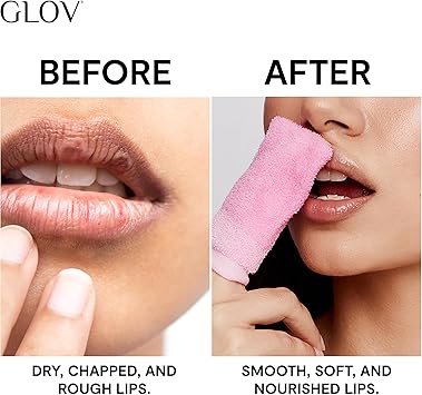 GLOV Exfoliating Thimble Reusable and Water Only Enhancing Natural Lip Colour - Image 3