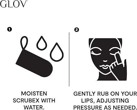 GLOV Exfoliating Thimble Reusable and Water Only Enhancing Natural Lip Colour - Image 4