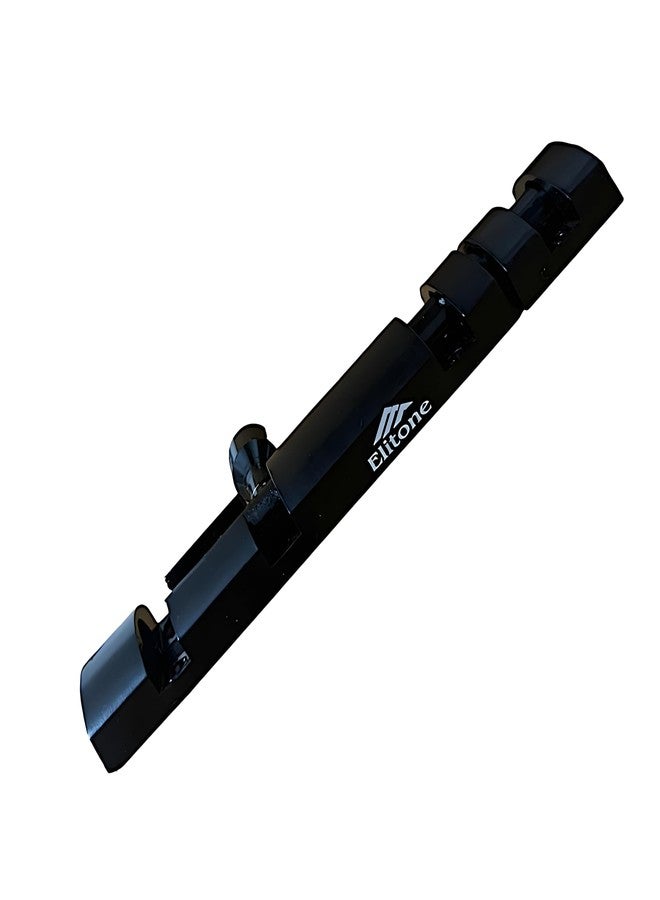 ELITONE Aluminum Xylo Tower Bolt, Tower Bolt for Home,Offices Doors,Windows, Chitkani/Kundi for Main Door and Bathroom, Door Latch for Bedroom|Pack of 2,Z Black | 8 Inch - Image 3