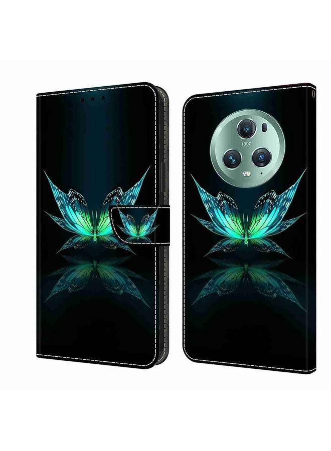 اس-توب جراب هاتف Honor Magic5 Pro Crystal 3D واقي من الجلد المقاوم للصدمات - Image 1