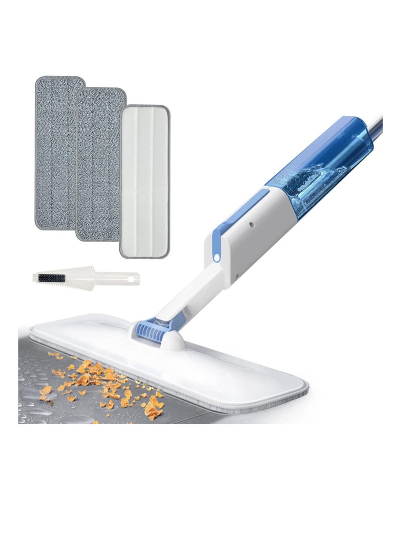 Royalbuckle Spray Mop with Refillable Water Tank  360° Rotating Microfiber Pads, Easy Spray Trigger, Lightweight Floor Cleaner for Home, Tiles, Wood & Laminate – Includes 3 Reusable Pads - Image 1