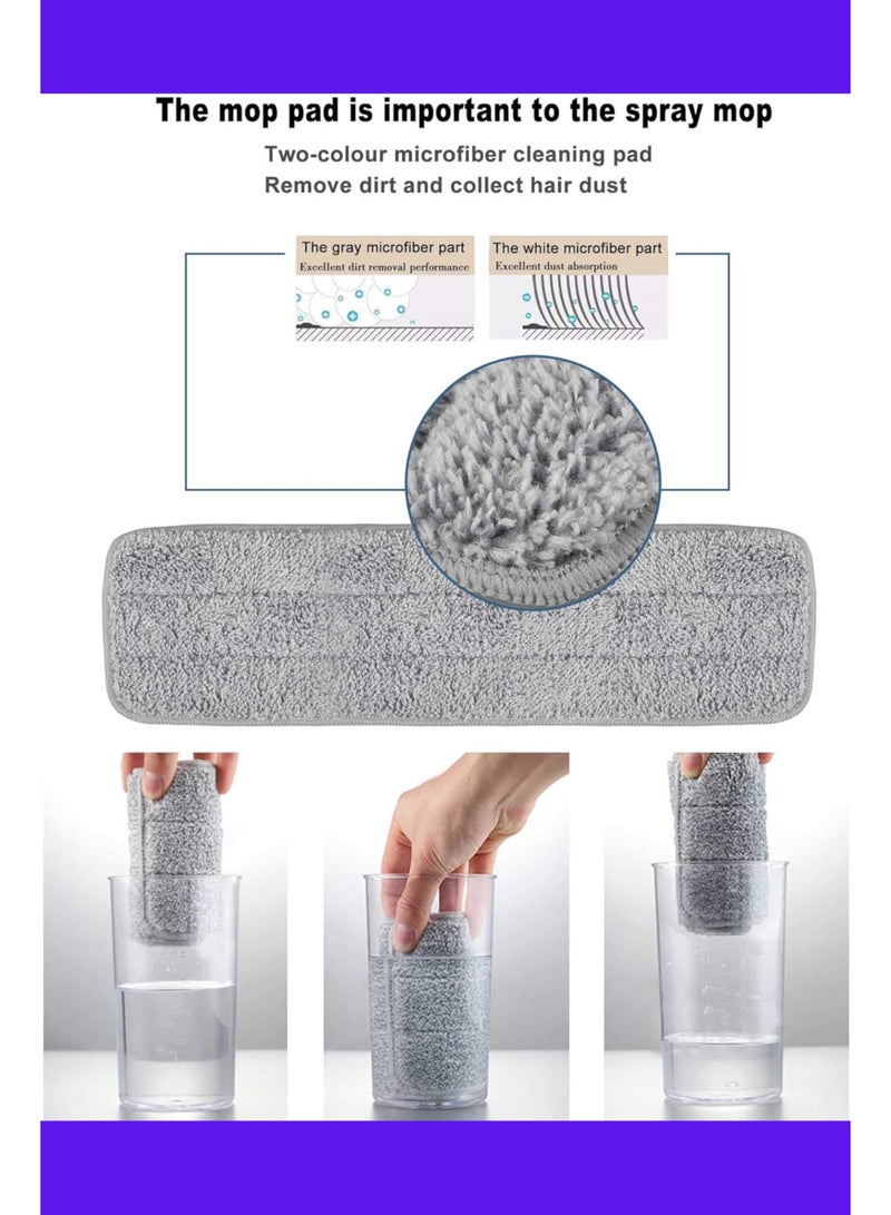 Royalbuckle Spray Mop with Refillable Water Tank  360° Rotating Microfiber Pads, Easy Spray Trigger, Lightweight Floor Cleaner for Home, Tiles, Wood & Laminate – Includes 3 Reusable Pads - Image 4