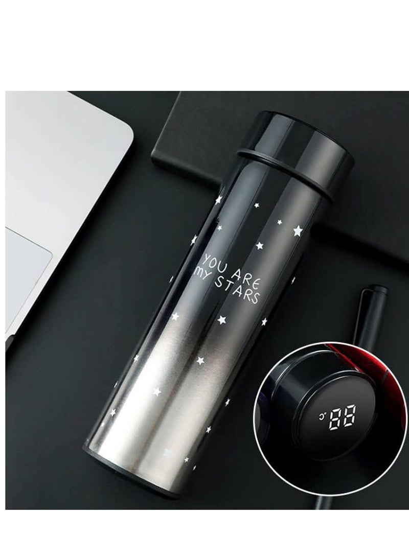 Generic - Smart Water Bottle with LED Temperature Display,Tea Infuser Bottle,Travel Coffee Mug,17oz/500ml Insulated Water Bottle,Flask for hot and cold drinks - Image 1