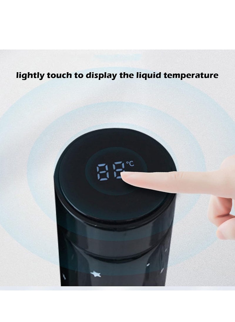 Generic - Smart Water Bottle with LED Temperature Display,Tea Infuser Bottle,Travel Coffee Mug,17oz/500ml Insulated Water Bottle,Flask for hot and cold drinks - Image 1