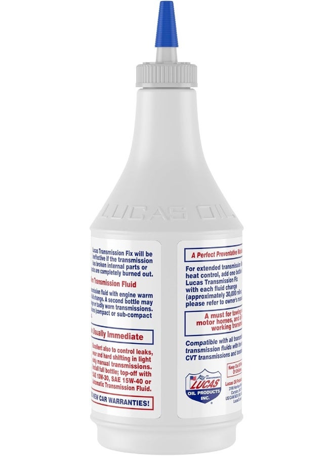 LUCAS OIL Lucas LUC10009 Transmission Fix 24 oz., Brown (Packaging May Vary), White - Image 2
