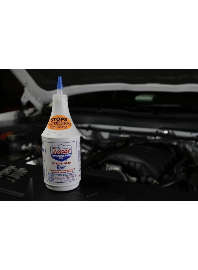 LUCAS OIL Lucas LUC10009 Transmission Fix 24 oz., Brown (Packaging May Vary), White - Image 5
