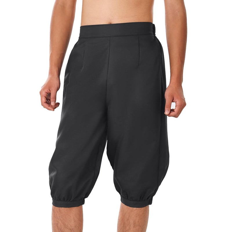 BLESSUME Retro Colonial Pants Renaissance Mens Knicker Pants Breeches - Image 4