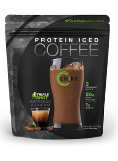 CHIKE Triple Shot Espresso & Cream Protein Iced Coffee, 20 G Protein, 3 Shots Espresso, 1 G Sugar, Keto Friendly and Gluten Free, 14 Servings 448g - pzsku/Z06D1F8A5B49BC25FC82EZ/45/_/1726911107/9a58eb9b-efe2-4127-8252-a57224b0a56a