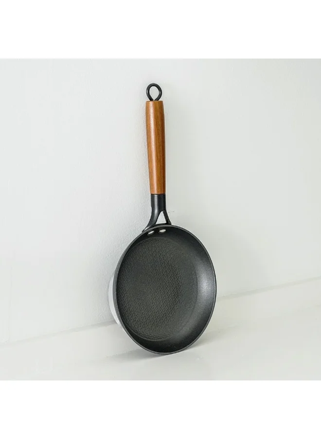 DANUBE HOME Chef'S Delight Light Cast Iron Fry Pan Non Stick Coating Durable And Even Heat Distribution Perfect For Cooking And Searing Ergonomic Handle -24Cm