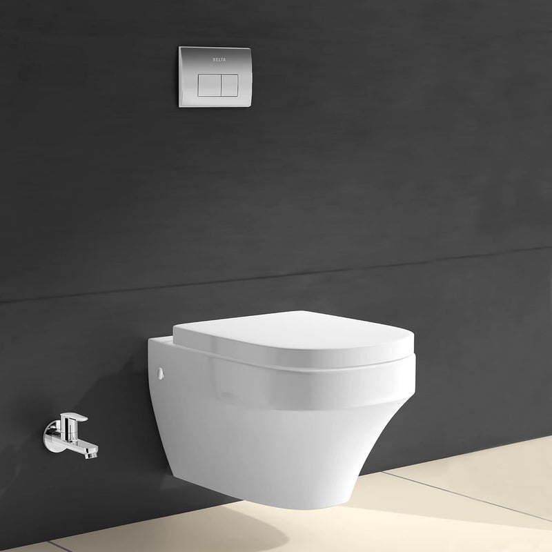 DELTA FAUCET |1-Way Bib Tap with Wall Flange| Polished Chrome |BT001 - Image 3
